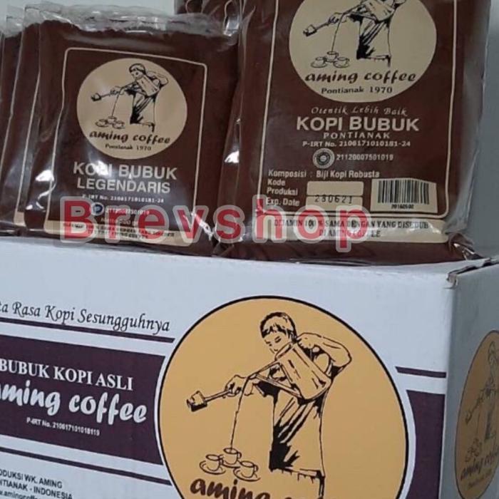 

✨ KOPI AMING Coffee shop kopi bubuk legendaris Aming asli pontianak KHUNTIEN PILIHAN KOPI ROBUSTA gas !!