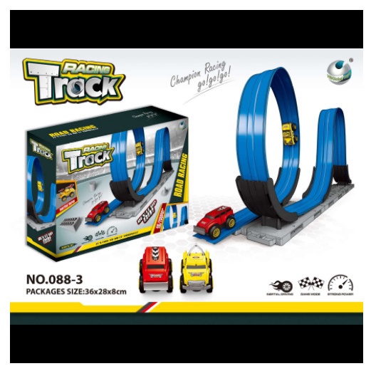 Anti Gravity Magnetic Rail Car - Mainan mobil magnetic dengan  track