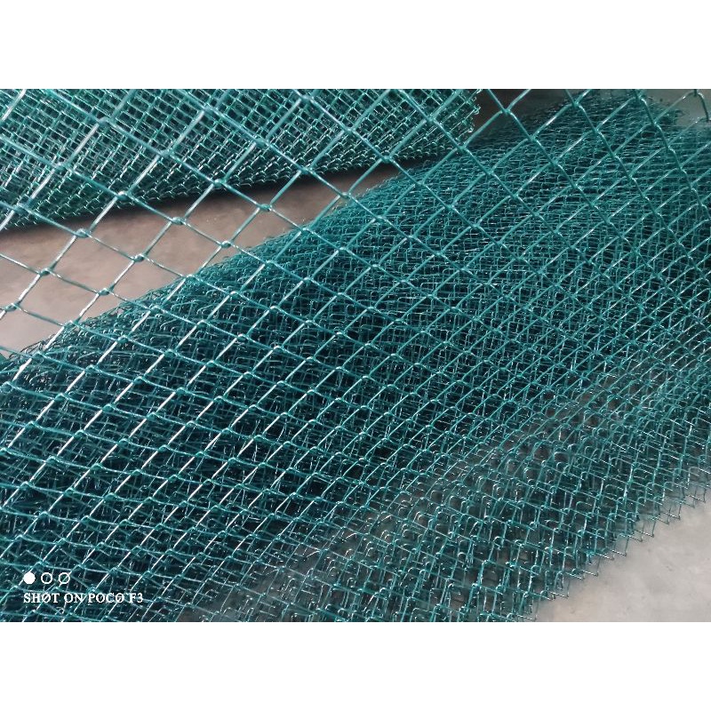 kawat harmonika pvc tebal ±3,4 mm Tinggi 1,2 m