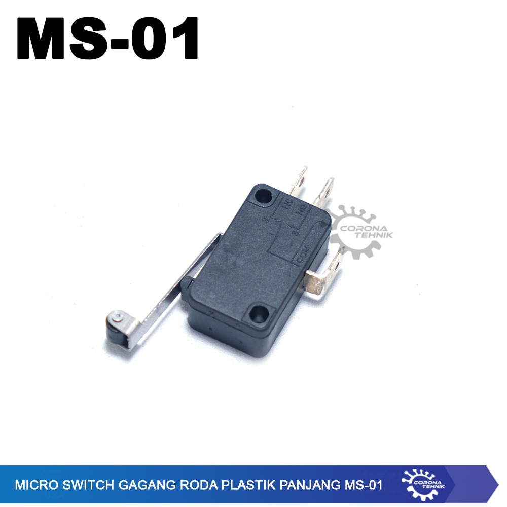 Micro Switch Roda Plastik Panjang - MS-01