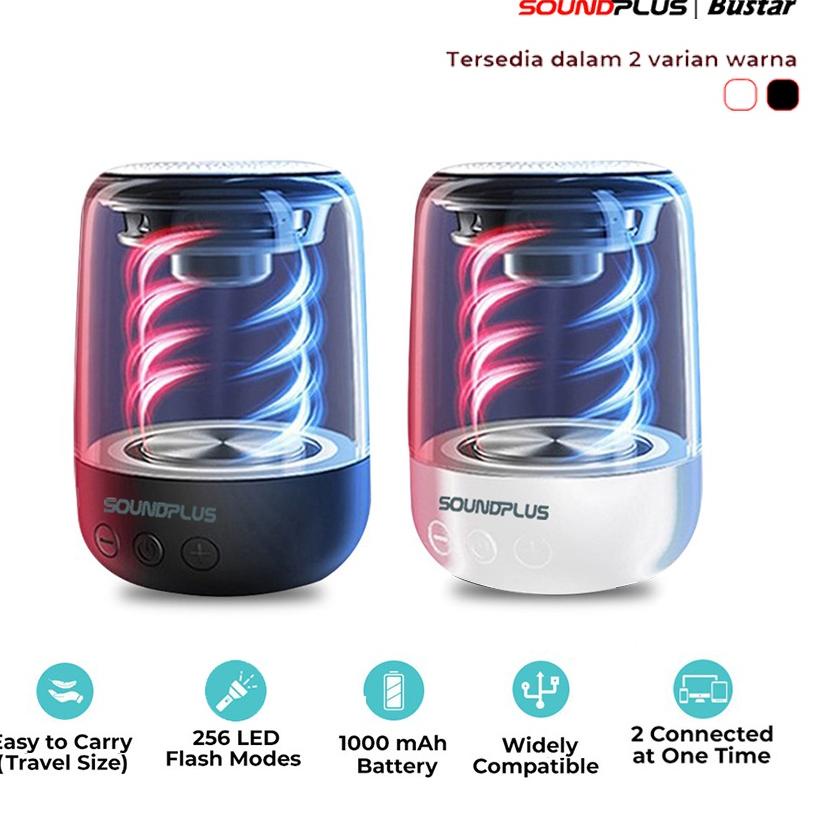 ➬ Soundplus 9Soul - Speaker Bluetooth Led 5W / Portable Speaker / Mini Speaker Bluetooth ❅