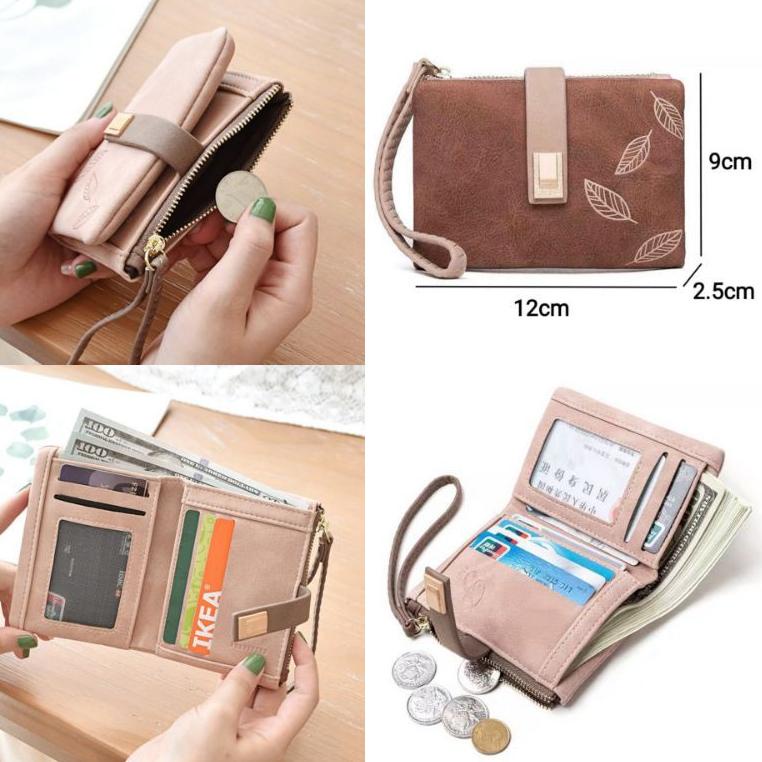 HARGA TERMURAH Prettyzys - ORI - LAURA SMALL WALLET - Dompet wanita - Dompet pendek - Dompet kartu