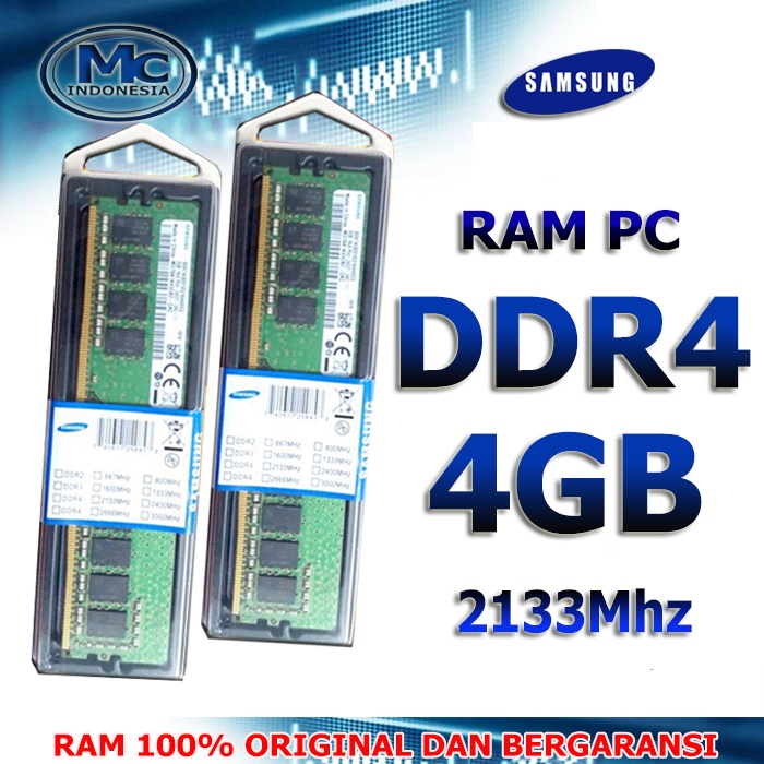 RAM PC / MEMORY PC DDR4 4GB PC-2133