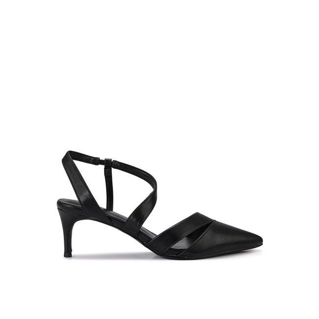 Sepatu Heels Milliot & Co. Original Strappy bernuansa solid tone untuk urban classy look Selop Wisud
