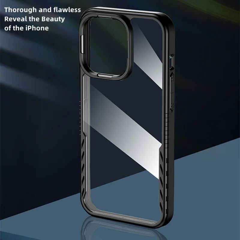 iPaky Case iPhone 14 Pro / 14 Pro Max Clear HD Rugged Armor Transparan