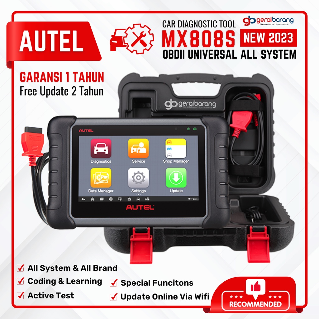 New Autel MX808S New 2023 Scanner Mobil Scan Tool Diagnostik Universal AUTEL MaxiCheck MX808 Scaner