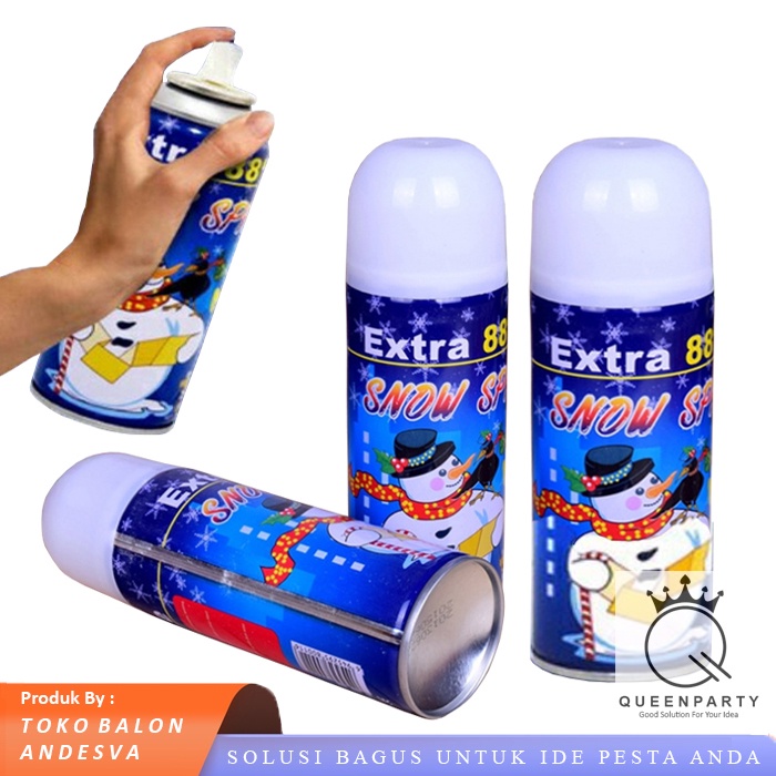 Snow Spray / Semprotan Salju Ulang Tahun / Party Spray Snow / alat pesta ulang tahun