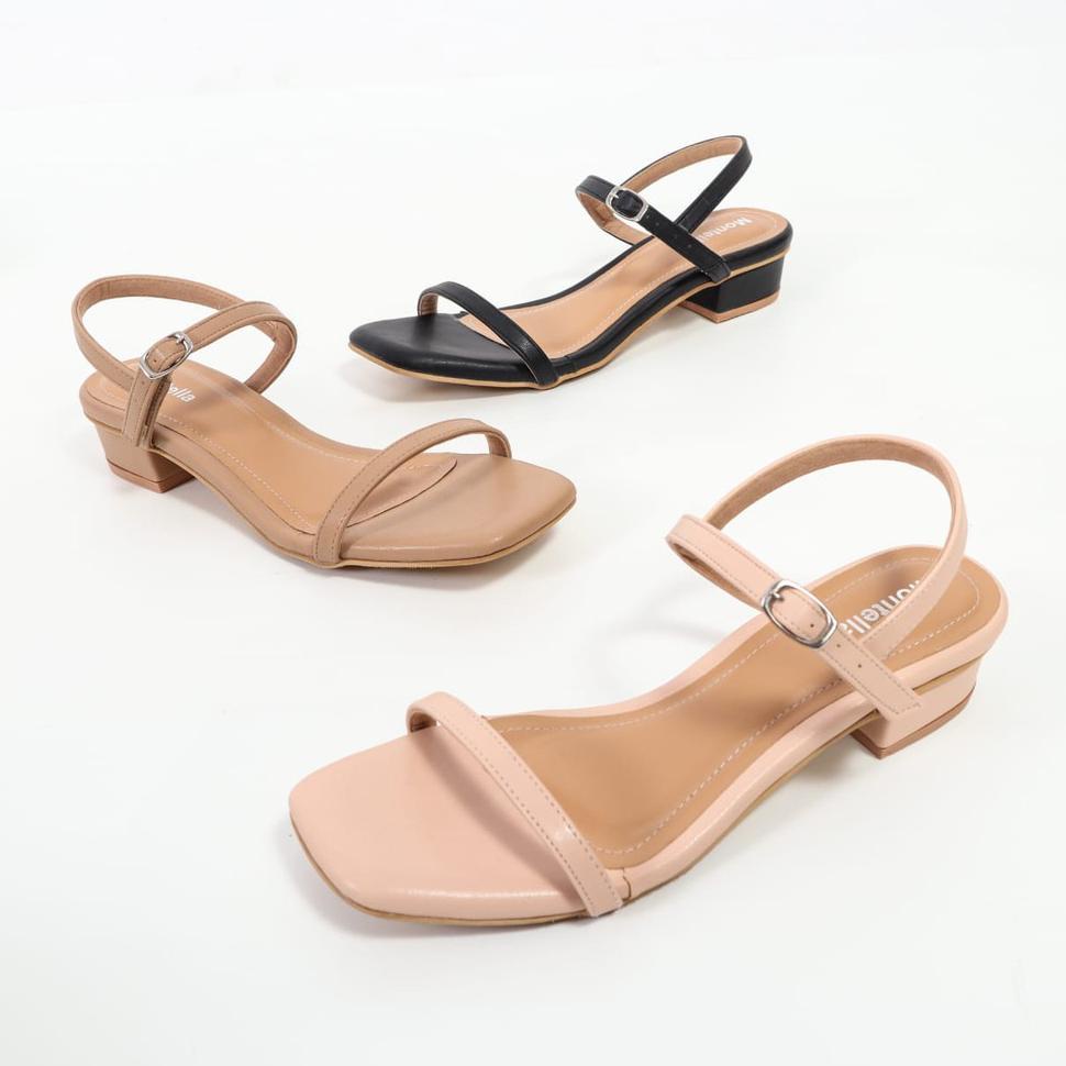 READY MONTELLA Asta Sandal Heels Wanita Hak 3 Cm