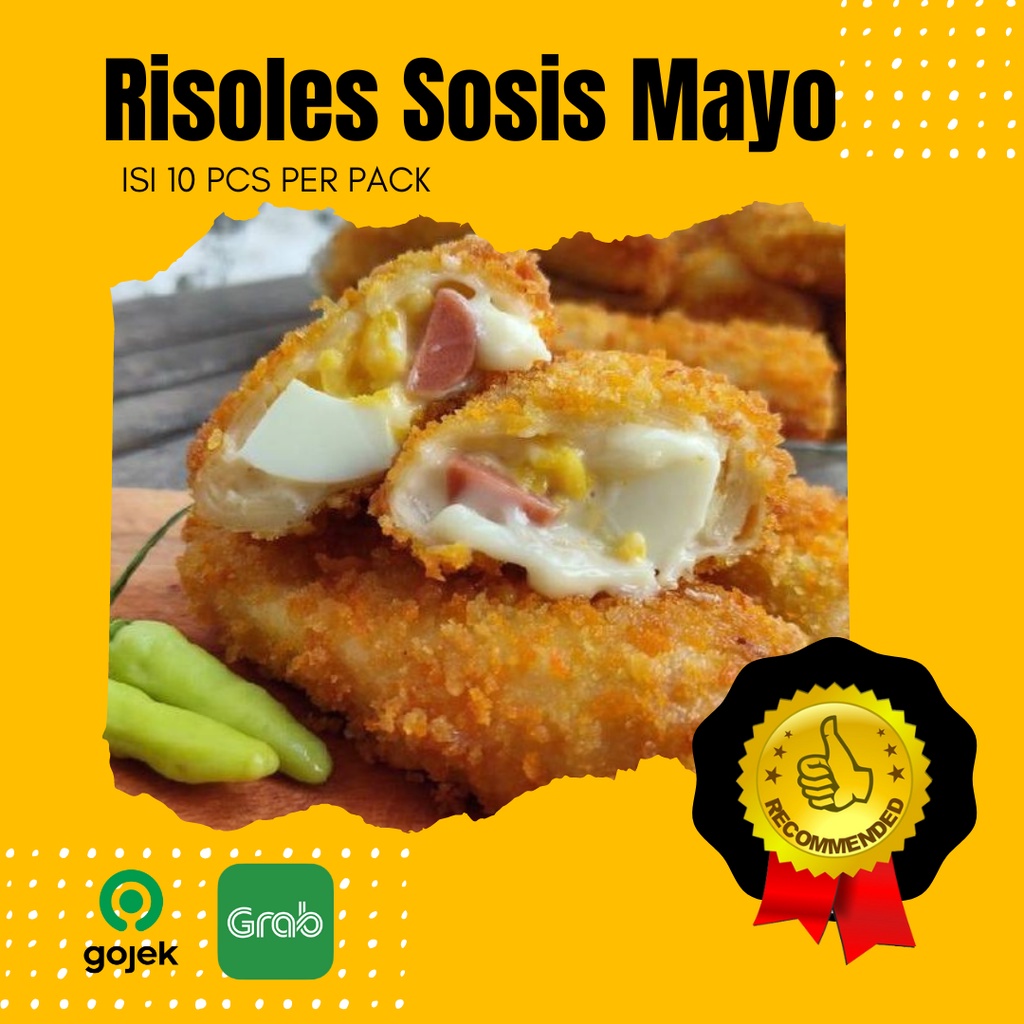 

Risoles Risol Sosis Telur Mayo - Frozen Food - Makanan Beku