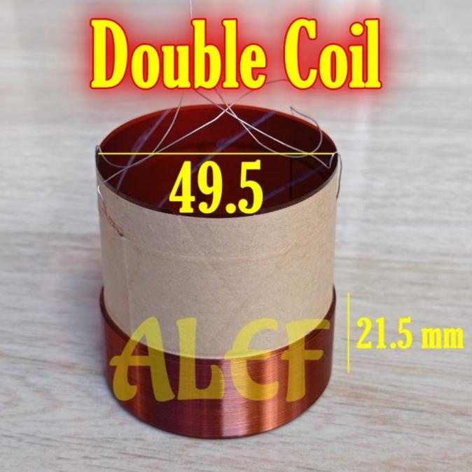 Spul speaker Double Coil diameter 49.5 spool spiker 6 8 10 12 15 inc lon03