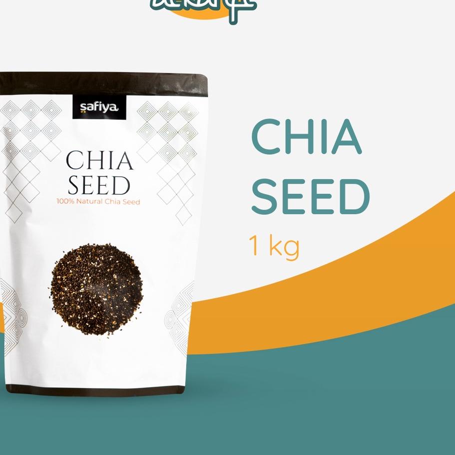 

12.12 SALE Organic Chia Seed 1 Kg Organic Black Chia | Biji Chia Original Premium !!