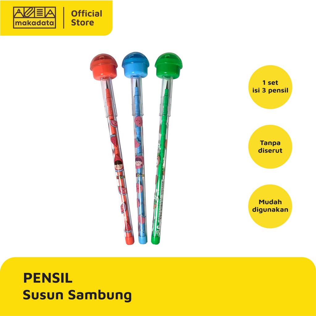 PENCIL / PENSIL SUSUN SAMBUNG LANTU NP-13132 (ISI 3) MURAH