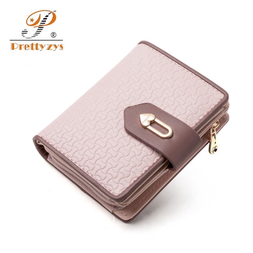 Dompet Wanita Cewek Kartu Wallet PU Leather Import J204