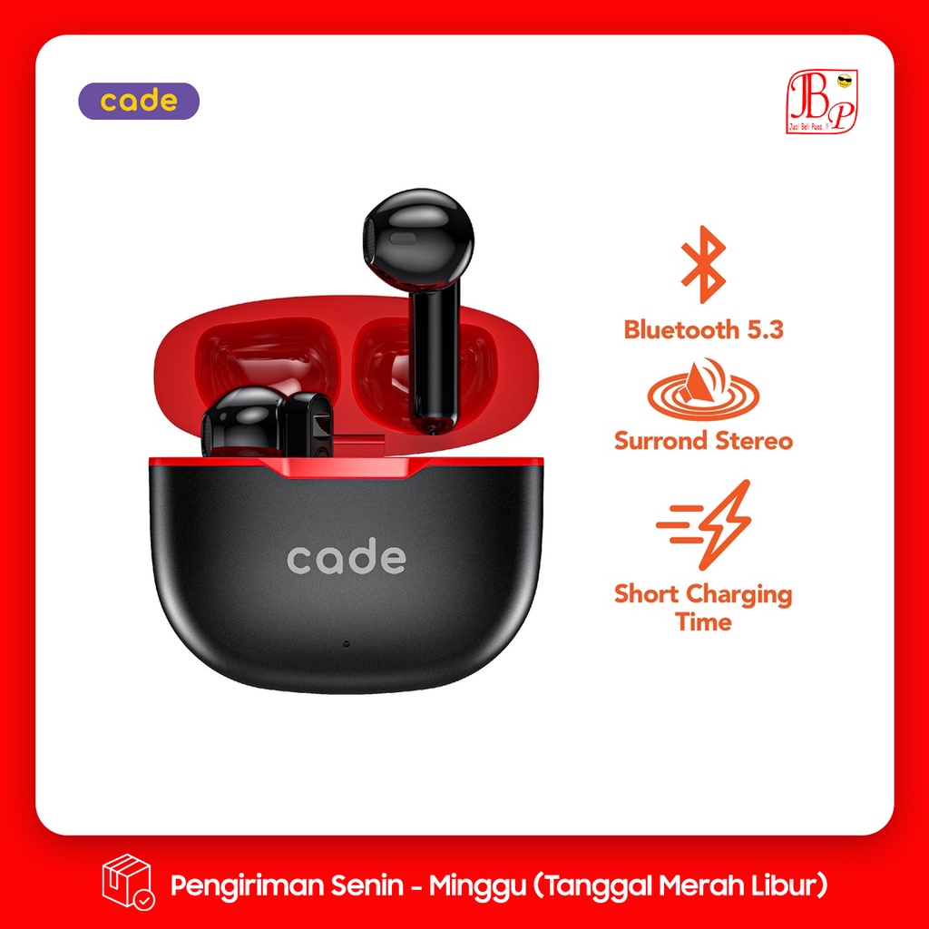 CADE CA-T2 TWS Bluetooth 5.3 Fast Charging Wireless Earphone