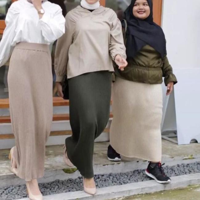 ✵ ROK SPAN RAJUT PANJANG | ROK RAJUT PREMIUM | ROK SPAN RAJUT | ROK SPAN PANJANG ♥