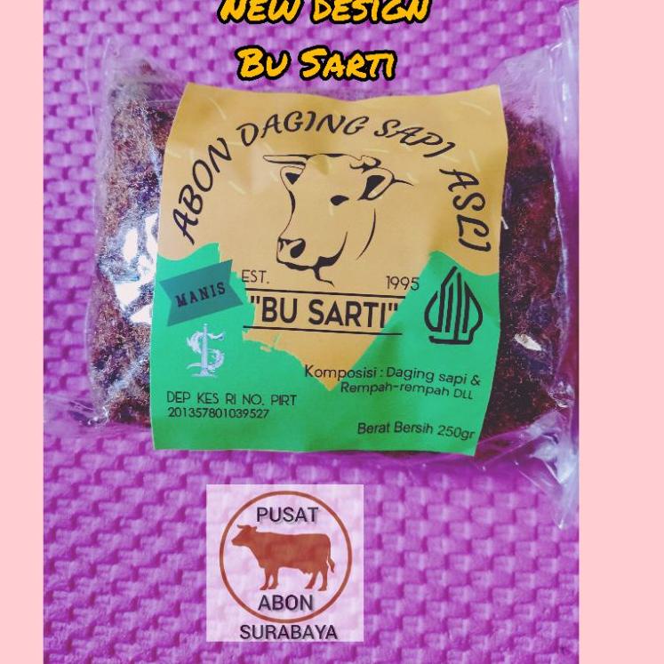 

♧ Abon Sapi BU SARTI 250gr ♠