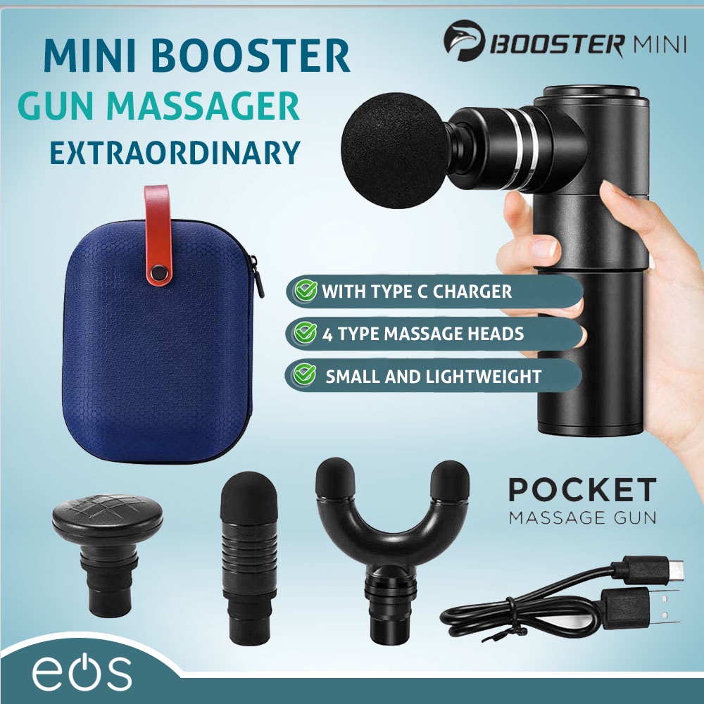 ❤️100% original ❤️ mini BOOSTER 1 dan mini BOOSTER 2 alat pijat gun massager