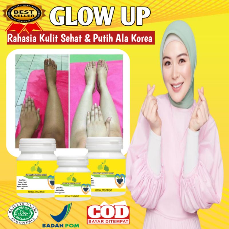 PEMUTIH SELURUH BADAN PERMANEN BPOM DAN HALAL ORI CEPAT, KAPSUL PEMUTIH BADAN ALAMI