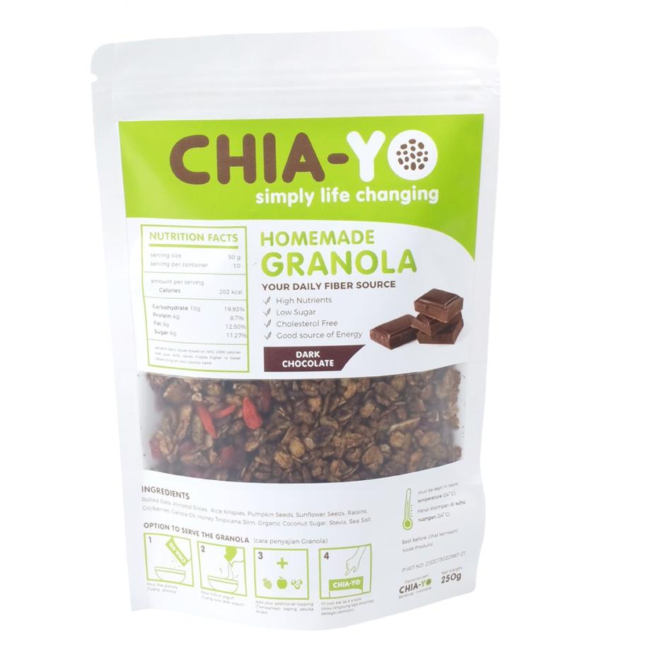 

☛ Chiayo Granola Dark Chocolate 250gr ☄