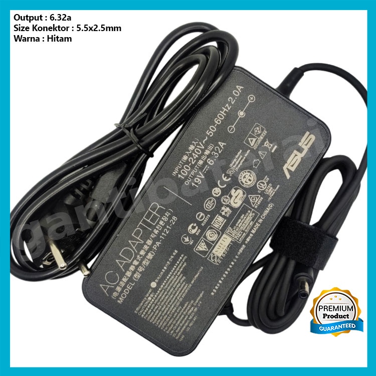 Adaptor Charger Laptop Asus Rog 120watt 19v 6.32a