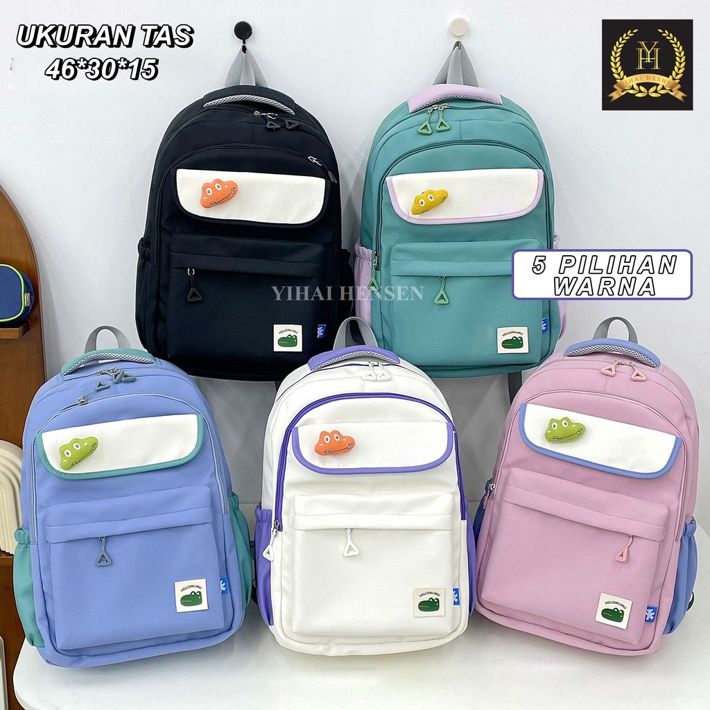 [Y&amp;H] Tas Ransel Sekolah Anak Tas Laptop Backpack Style Korea Tas Punggung Sekolah Lucu Anak SD SMP SMA- YH284