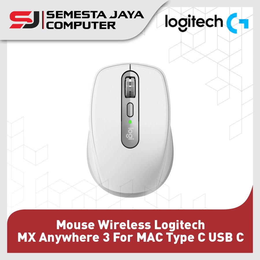 Logitech MX ANYWHERE 3 For MAC Type C USB C - Wireless Mouse