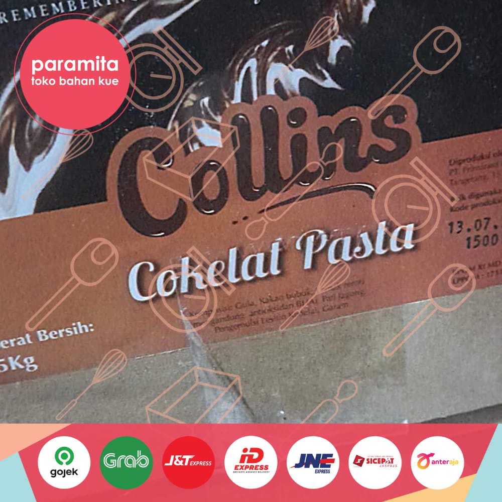 Collins Filling Cokelat Pasta Repack 1 kg