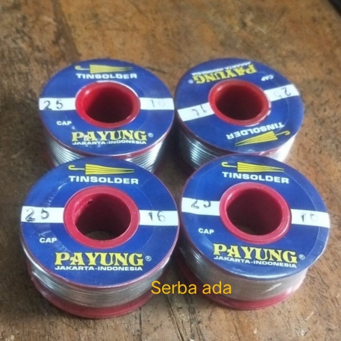 Timah Solder Timah Solder 1,6 Mm - Timah Solder Cap Payung 1,6 Mm 1 Kg