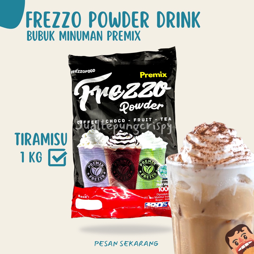 Frezzo Bubuk Minuman Tiramisu / Tiramisu Powder Drink 1 Kg