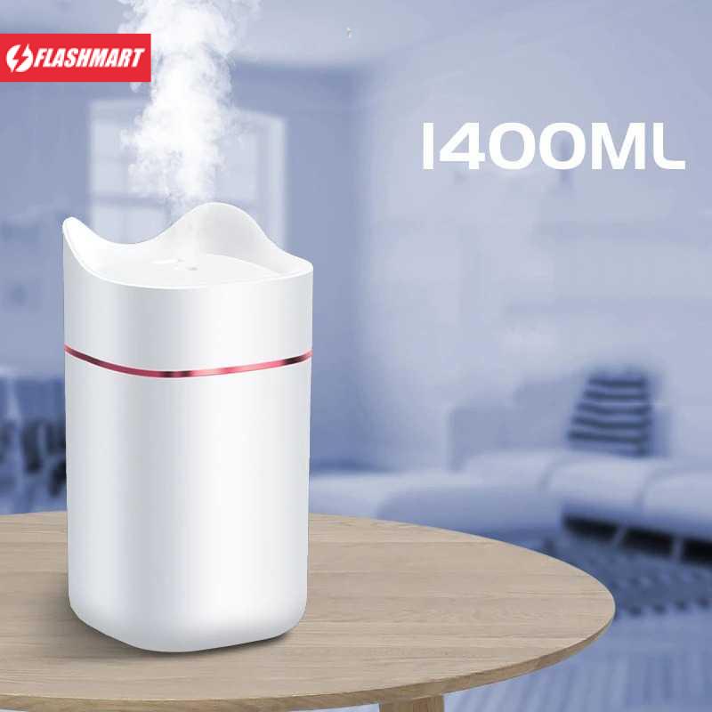 Flashmart Air Humidifier Diffuser Lampu Tidur RGB 1400ml - K45240