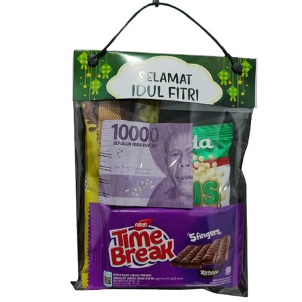 1 PACK TAS SNACK LEBARAN / IDUL FITRI /ANGPAO SNACK LEBARAN / HAMPERS MINI LEBARAN