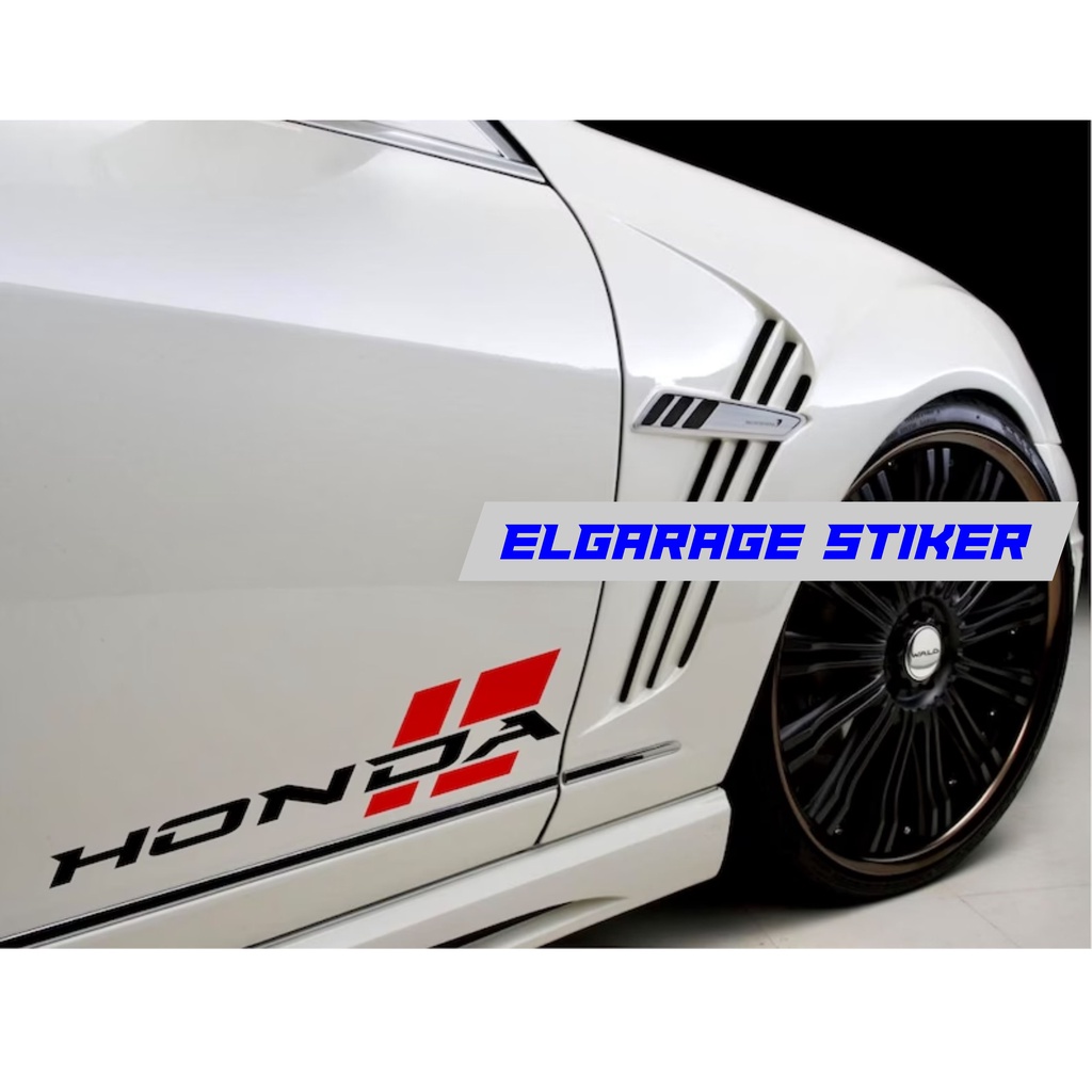 Stiker list mobil honda sticker body mobil honda stiker variasi pintu bawah mobil honda