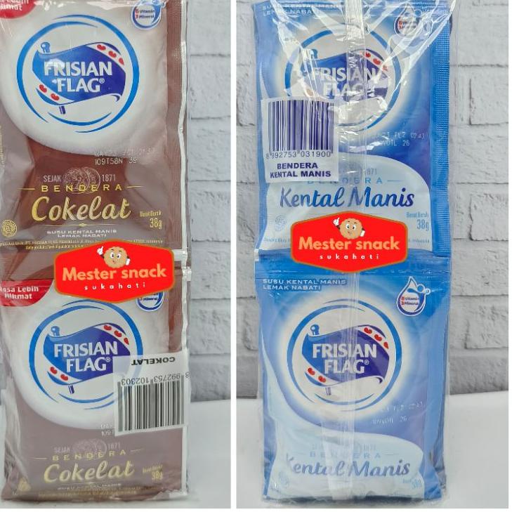

Stock ready Susu Kental Manis Bendera Renceng (1 pack isi 6 pcs)