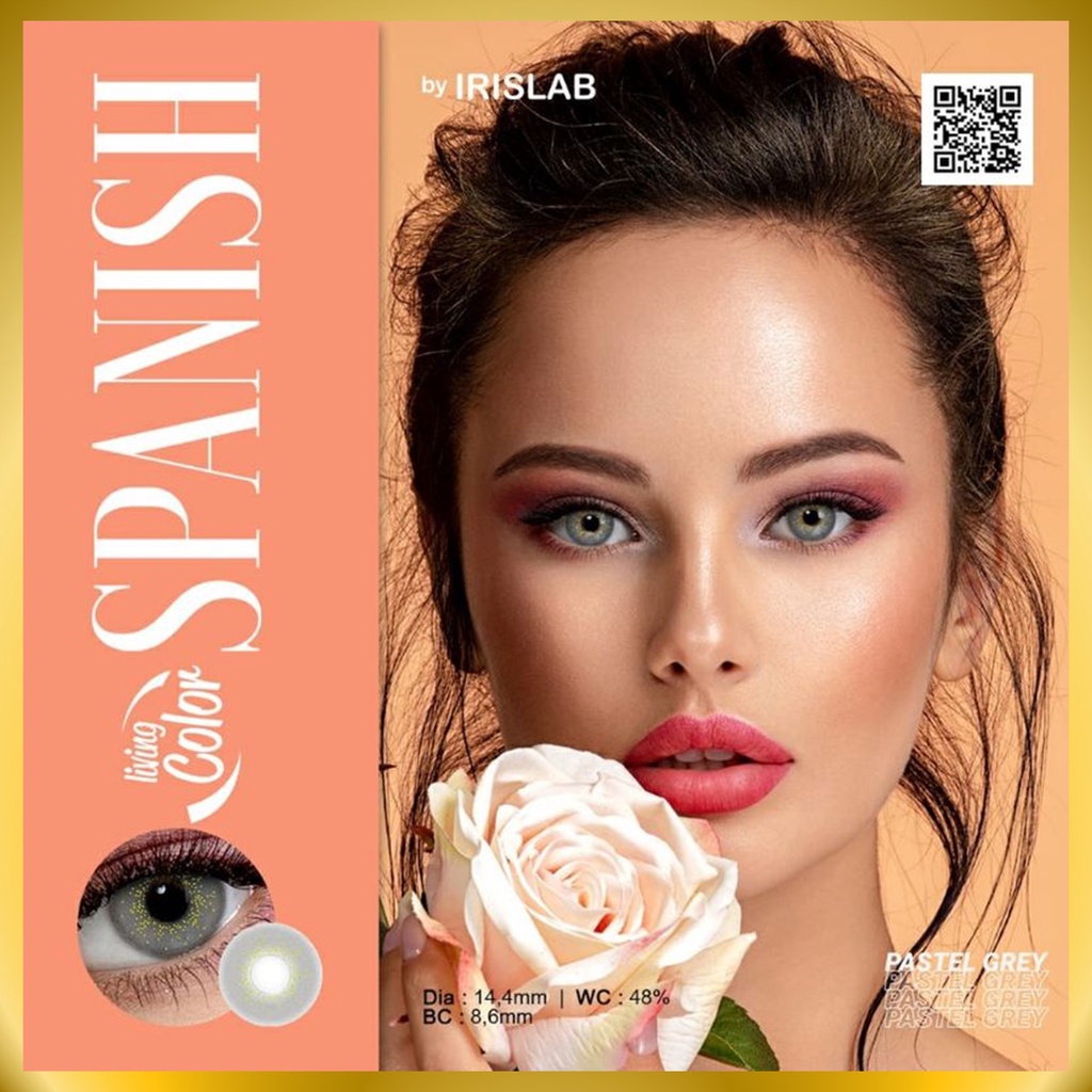{BISA COD} SOFTLENS LIVING COLOR SPANISH BY IRISLAB MINUS  -3.25 SD -6.00