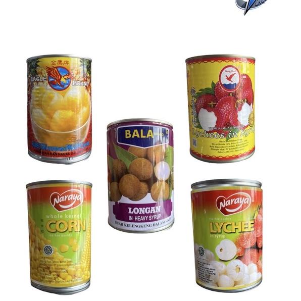 

Masih fresh Naraya/Bala/Herring Brand/Eagle Brand (Longan/Corn/Lyche/Rambutan Nanas)