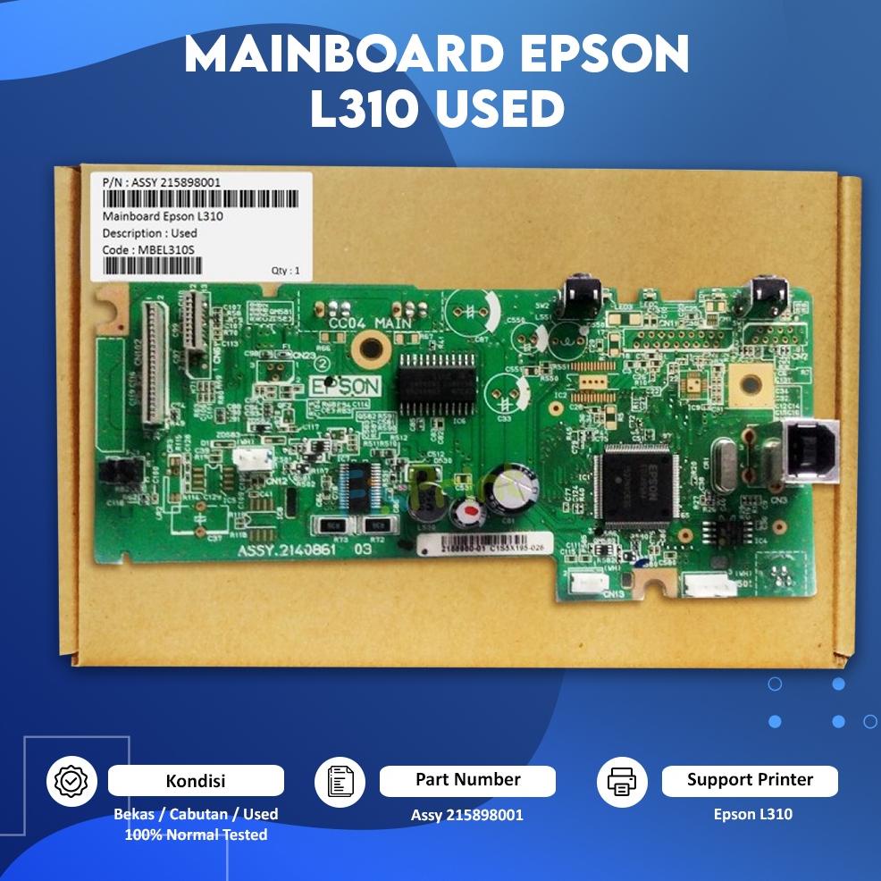 Mainboard Epson Bekas  L310, Motherboard L310 Epson Kondisi Used