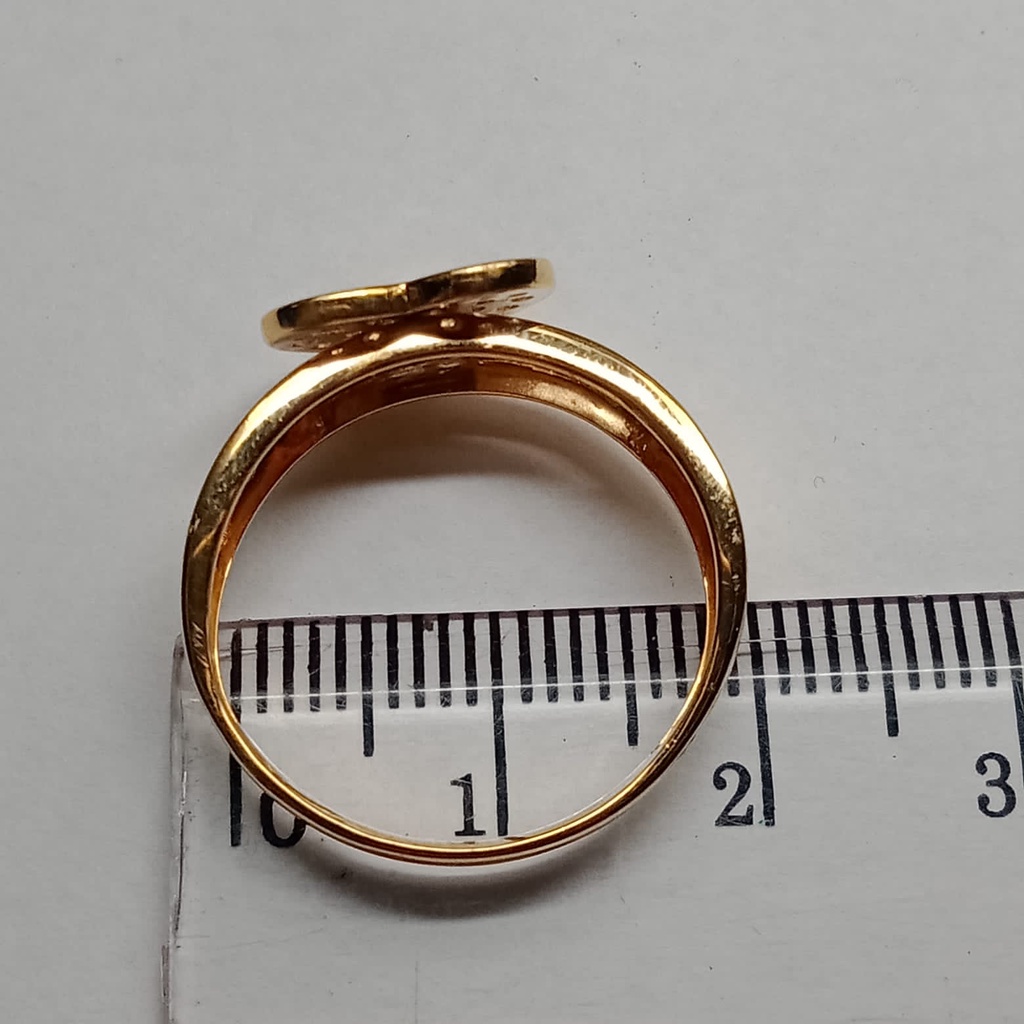 Cincin emas 17k - 3.25 gr kadar 750 - 4304