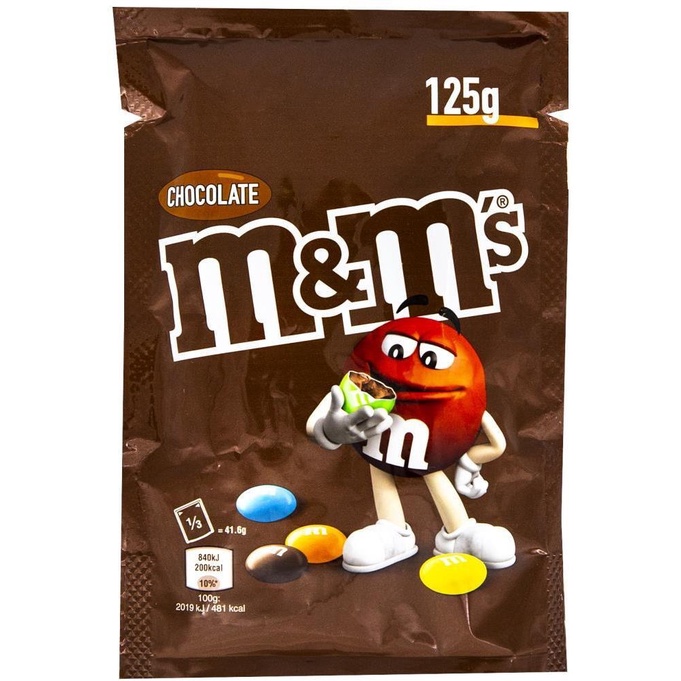 M&amp;m Chocolate 125 gr