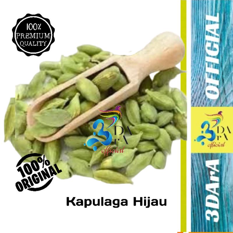 

Kapulaga Arab 100gr - Kapulaga Hijau - Kapulaga India Asli Kualitas Premium
