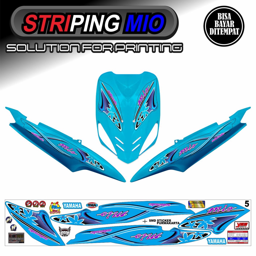 STRIPING VARIASI MIO BUNGA / MIO SPORTY / MIO SMILE