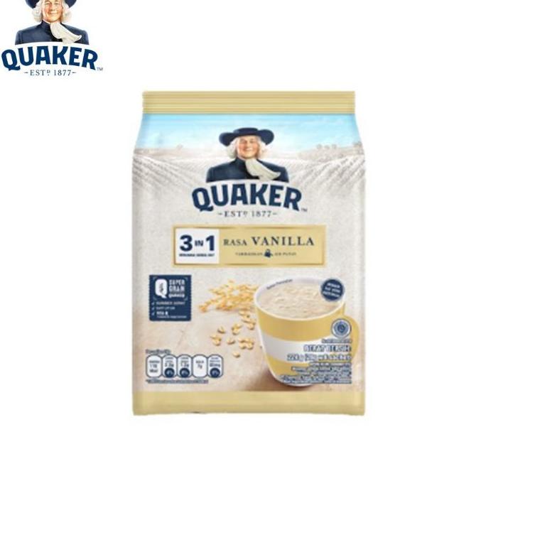 

Jaminan KualitasJj8J3 Quaker 3in1 Vanilla Cokelat Minuman Sereal Oat 224gr (24gr x 8 sachet)