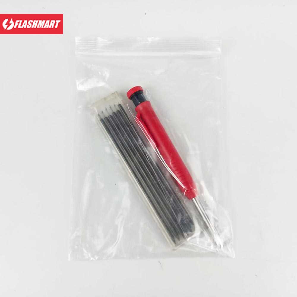 Flashmart Pensil Refill Solid Carpenter Marking Pencil with Refill - B15322