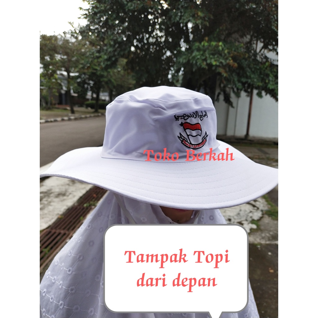 topi haji dan umroh logo indonesi