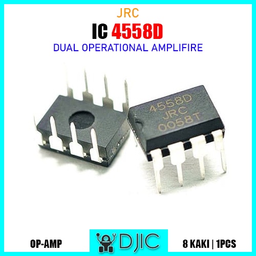 IC JRC 4558D Dual Op-Amp Original JRC 4558