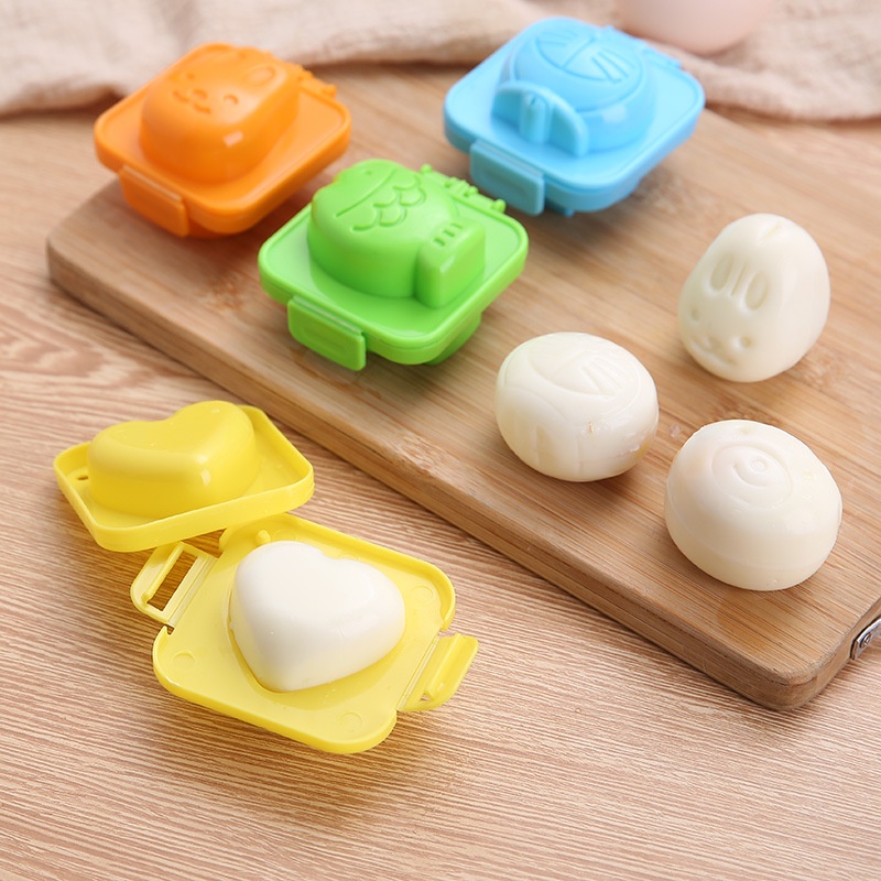 （clashop)Cetakan Telur Karakter / Egg Mold Mould Rice / Cetakan Pemotong Telur Rebus DIY Bentuk Kartun