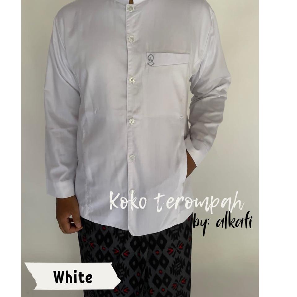 [ART. 669622] Baju Koko Terompah Al Kafi Koko Semi Jas Koko Lengan Panjang Koko Pria Dewasa Koko Al 