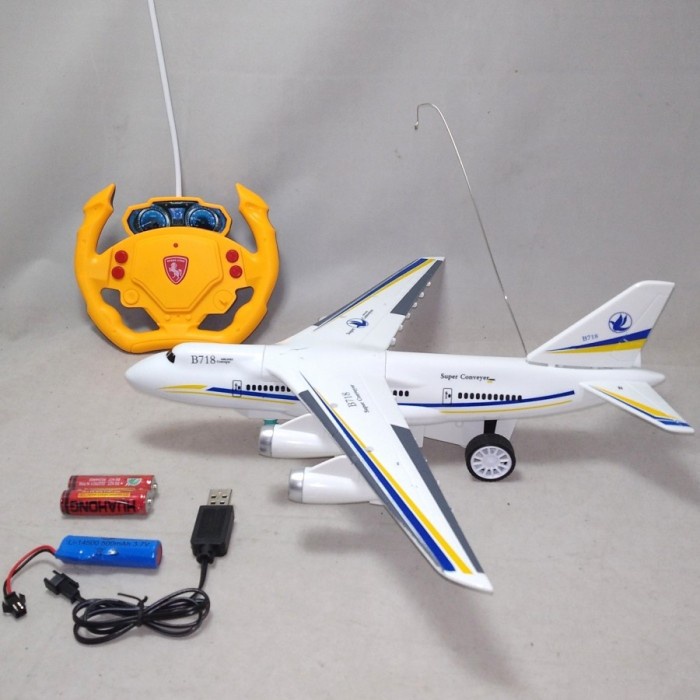 Terlaris Mainan Anak Remot Control Rc Pesawat Aeroplane B718 196-35A Kp