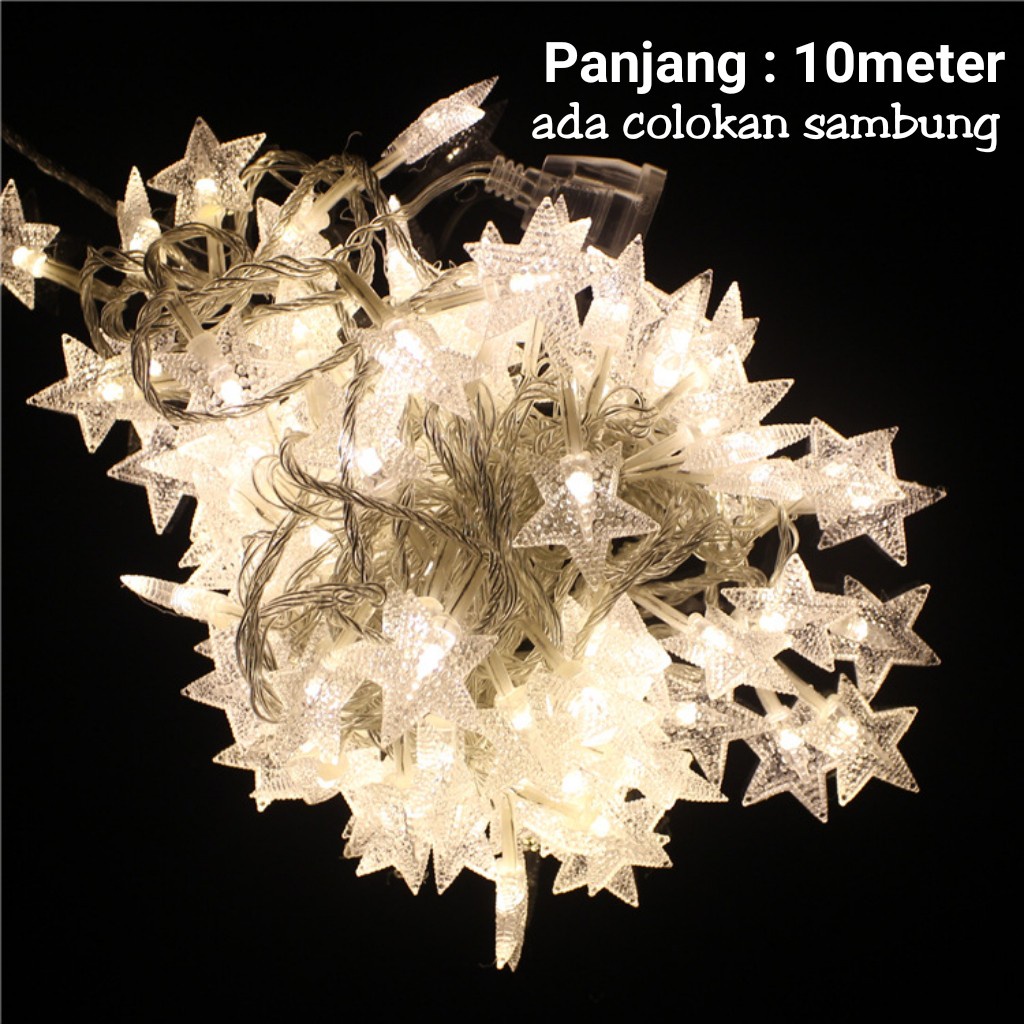 FYG-TUMBLR BINTANG Lampu Tumblr Model Bintang Lampu Hias TumblrTwinkle 10m