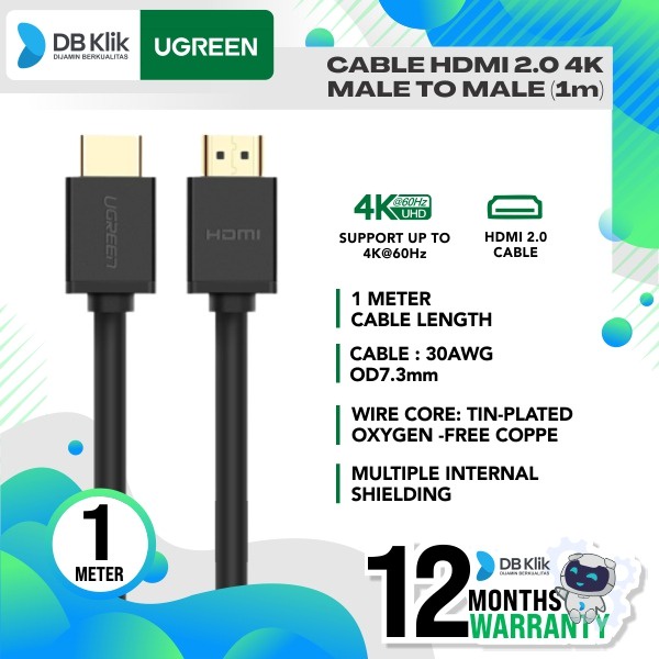 Jual Kabel Ugreen K Hdmi Male To Male Meter Ugreen Shopee Indonesia