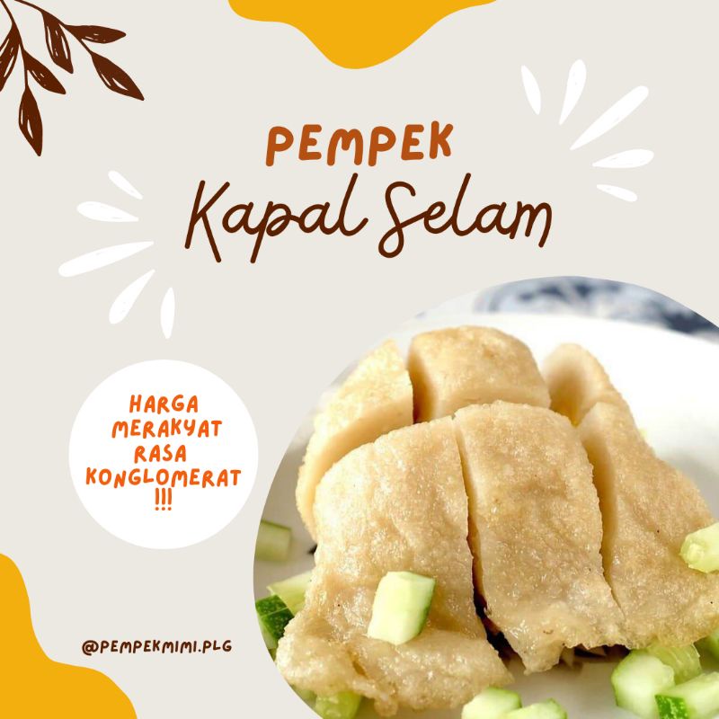 

Pempek Kapal Selam - Pempek Telur Besar - Pempek Mimi Nolis - Asli Palembang